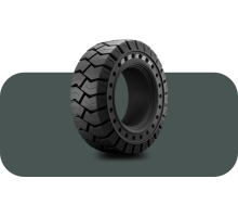 16X6-8 BOSON Premium 24H w/aperture SOLID (SH) без бурта — цельнолитая шина для вилочного погрузчика