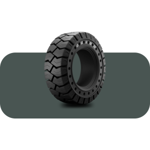 16X6-8 BOSON Premium 24H w/aperture SOLID (QH) с буртом — цельнолитая шина для вилочного погрузчика