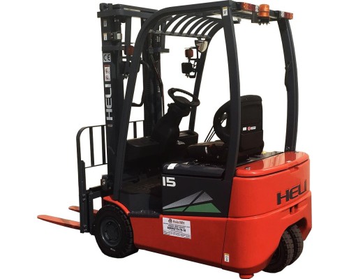 Электропогрузчик 1,6 т HELI CPD16SQ G3 (3-х опорный)